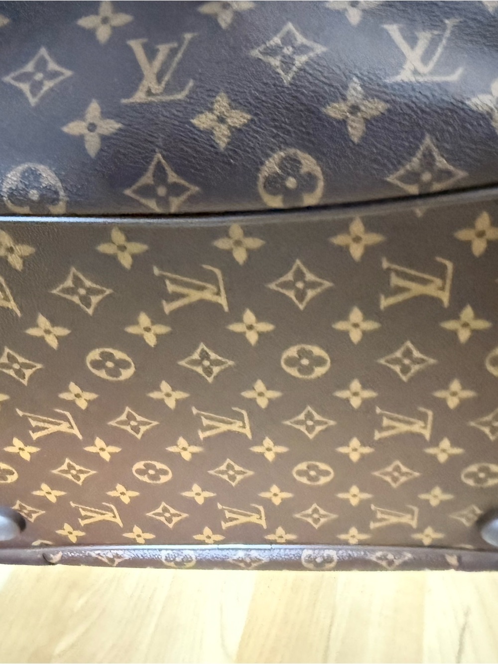 Louis Vuitton Monogram Canvas Brown & Tan Carry-On Duffle - Picture 5 of 6